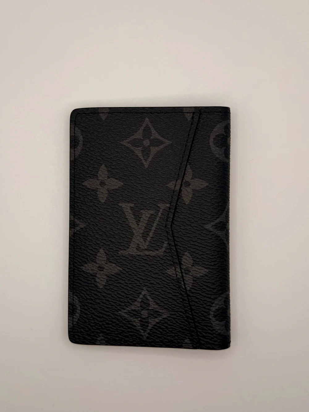 Louis Vuitton Monogram Eclipse Pocket Organizer — Black/Gray